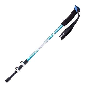 三极户外 户外铝合金直柄外锁伸缩登山杖，TP3912 蓝色 135cm 售卖规格：1张