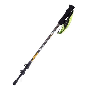 三极户外 户外碳素纤维手杖伸缩登山杖，TP3911 黄白 135cm 售卖规格：1张