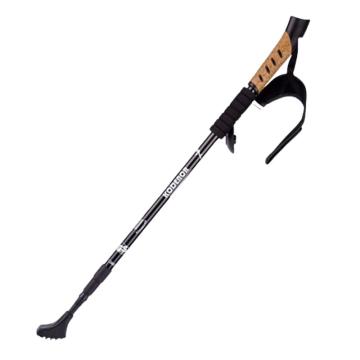 三极户外 户外健走杖铝合金直柄登山杖，TP3910 黑色 135cm 售卖规格：1张