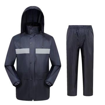 燕王 防静电透气双层反光分体雨衣套装，YW667 深藏青,男女款4XL 售卖规格：1套