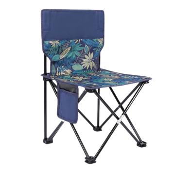 三极户外 户外折叠野餐椅，TP8812 小号树叶蓝 33*33*55cm 售卖规格：1把