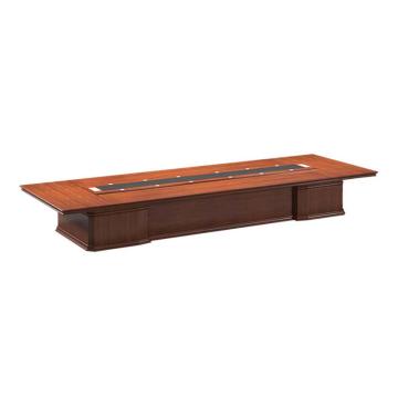 红心 大型油漆会议桌，HXHY04 会议台木贴皮长桌 6米 6000*2000*760mm 售卖规格：1张