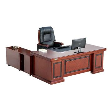 红心 中式大班台老板桌，HXAF201 油漆木贴皮 2000*1000*760mm 售卖规格：1张