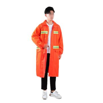 汉盾 带反光条双层连体雨衣，HD-RAC012橙色 170码 加厚150D牛津布 售卖规格：1件