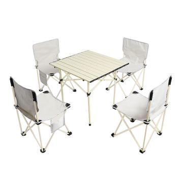 三极户外 户外折叠桌椅套装，TP8816 小方桌五件套(一桌四椅*大号) 售卖规格：1套