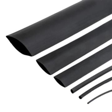 伊莱科 绝缘热缩套管，黑色 φ7mm 5米 售卖规格：5米/根