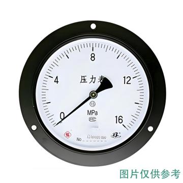 上仪 压力表，Y-63碳钢+铜,轴向前带边,Φ60 0~1.0MPa,M14*1.5 售卖规格：1个