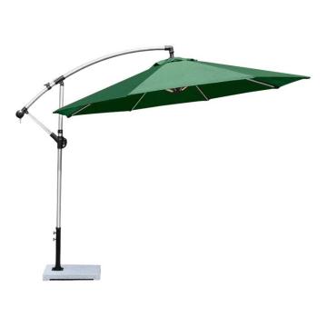 三极户外 户外庭院伞，TP7056 2.7m单顶铝合金墨绿色 直径2.7米,大理石底座 售卖规格：1套