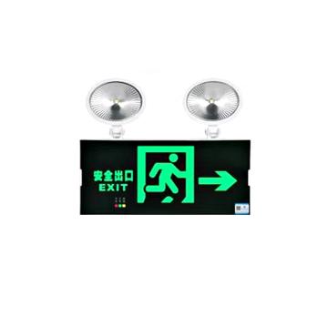 劳士 安全出口应急灯带双头灯，右向，（需带3C认证），N-ZBLZD-1LROE I 12WFAO 售卖规格：1个