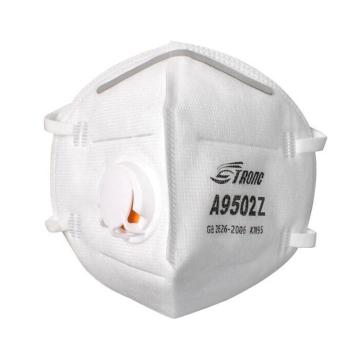 思创 带阀头带折叠式防尘口罩KN95级别 30只/盒 白色，ST-A9502Z