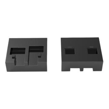 海乐 USB接口封堵器USB安全锁 端口锁可拆卸 黑色10个，HT-FDH-U 售卖规格：1包