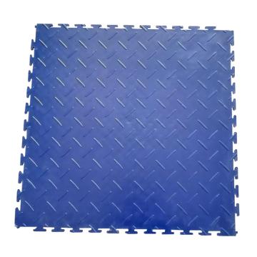 盛仕/SIGCESS 方块地垫，50X50CM厚度5MM，明扣燕尾式 人字纹 蓝色 售卖规格：1块