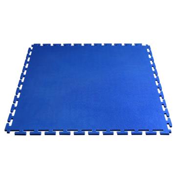 盛仕/SIGCESS 方块地垫，60X60CM厚度6.5MM；明扣燕尾式 皮革纹 蓝色 售卖规格：1块