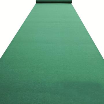 爱柯部落 纤雅拉绒红地毯，B型7mm 1.2*15m 定制绿色 售卖规格：15米/卷