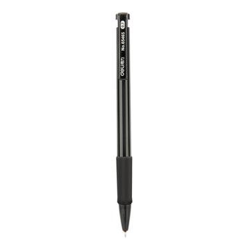 得力 低粘度圆珠笔/迷你头中油笔，6546S 黑 0.7mm 售卖规格：1支