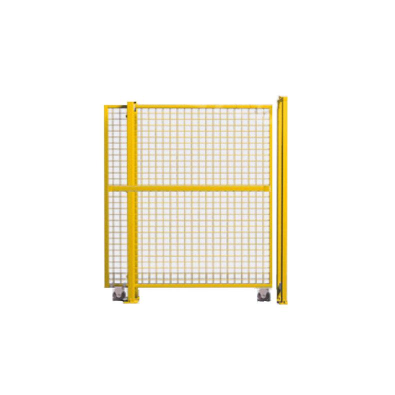 锦安行 车间防护网配套门，JCH-CFW-Y-09,黄色2×2m套标准配置为一片网+一根立柱+安装螺丝1套