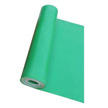 銮宇/LY 绿色绝缘胶皮，长5m宽1m厚5mm，50kg/卷，绿色 售卖规格：1卷