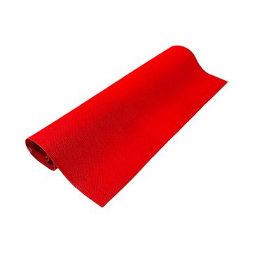 Raxwell S型镂空加密加厚PVC疏水防滑垫，RJMH0027 双刮刀防滑花纹 厚度5mm 幅宽0.9m*长度1m红色 售卖规格：1米