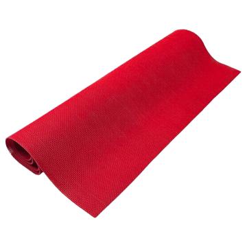 Raxwell S型镂空加密PVC疏水防滑垫，RJMH0023 单刮刀防滑花纹 厚度4.5mm 幅宽0.9m*长度1m红色 售卖规格：1米
