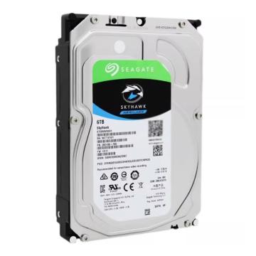 希捷/Seagate 监控硬盘，ST6000VX001 6TB 256MB 5400转 SATA 垂直 机械 PMR CMR 希捷酷鹰SkyHawk 售卖规格：1块