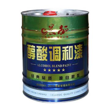 晨狐/CH 经济型醇酸调和漆，国标PB07淡(铁)蓝色，20kg/桶 售卖规格：20公斤/桶