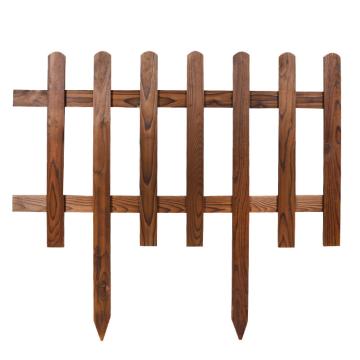 海斯迪克 户外木栏杆，护栏，gnjz-134，60*20*35cm板厚9mm 售卖规格：1个