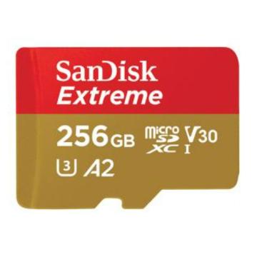 闪迪/SanDisk 存储卡，SDSQXA1-256G-ZN6MA U3 V30 C10 4K A2 至尊极速移动版内存卡 读速190MB/s 售卖规格：1片