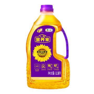 福临门 营养家，小黑葵葵花仁油 1.8L 不饱和脂肪酸含量高 中粮出品（一件代发） 售卖规格：1桶