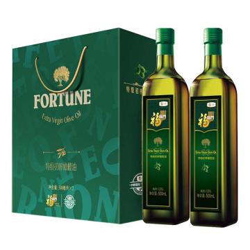 福临门 食用油，特级初榨橄榄油礼盒 500ml*2 中粮出品（一件代发） 售卖规格：1盒