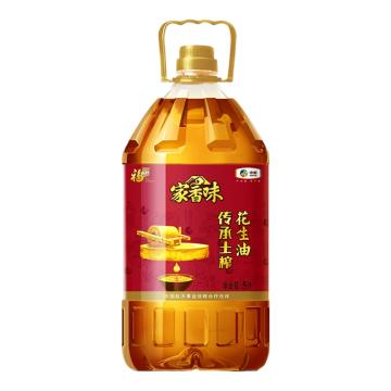 福临门 家香味食用油，传承土榨花生油 5L 中粮出品 （一件代发） 售卖规格：1桶