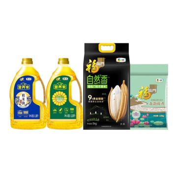 福临门 节庆组合，2022SJ-米油套餐3.6L+7.5kg 中粮出品（一件代发） 售卖规格：1套