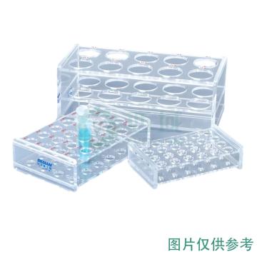 比克曼生物 有机玻璃离心管架/PCR管架0.5mL，40孔，110411050 售卖规格：1盒