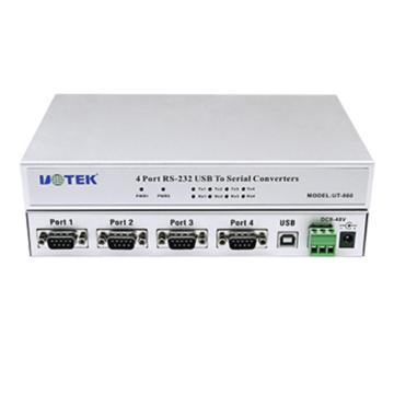 宇泰高科 USB转RS-232四串口转换器 USB V2.0，UT-860 售卖规格：1个