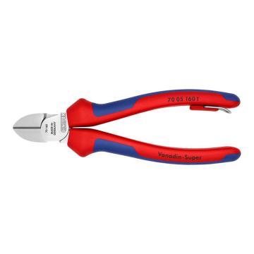 凯尼派克/KNIPEX 斜口钳（带安全绳扣），70 05 160 T 160mm 售卖规格：1把