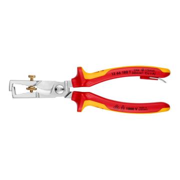 凯尼派克/KNIPEX striX多功能剥线钳（带安全绳扣），13 66 180 T 180mm 售卖规格：1把