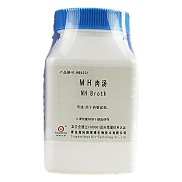 海博生物 MH肉汤（MHB），HB6231 用于抗生素敏感试验，250g/瓶 售卖规格：1瓶