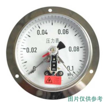 万达 电接点压力表，YJTFXC-150ZT 304不锈钢,轴向带前边,Φ150,0~16MPa,NPT1/2,1.6级,24V 售卖规格：1个