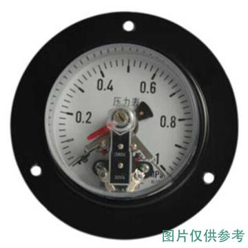 万达 电接点压力表，YJTXC-100ZT 碳钢+铜,轴向带前边,Φ100,-0.1~2.4MPa,G1/2,1.6级,24V 售卖规格：1个