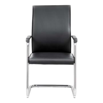 红心 弓形椅，HXJY-17 西皮办公椅弓形椅 600*690*1010mm 黑色 售卖规格：1把