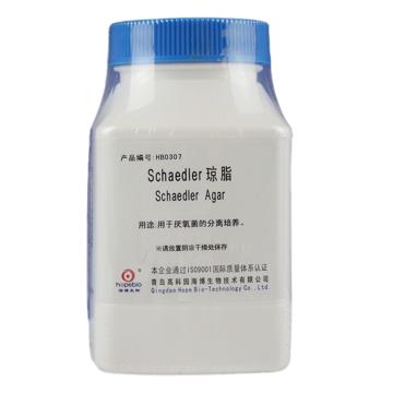 海博生物 Schaedler琼脂，HB0307 用于厌氧菌的分离培养，250g/瓶 售卖规格：1瓶
