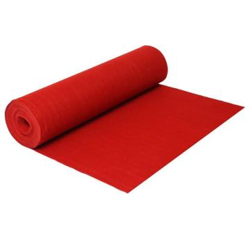 功成狮 一次性地毯，GJMW0057 涤纶材质无背底 大红色1.2*50m*5mm 售卖规格：1卷