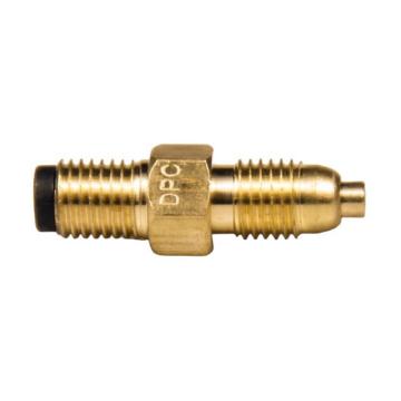 谦华智科 铜DPC/DPB抵抗式油路单向润滑计量件分配器，DPC-4，4号铜管接头 外螺纹M8×1-接管4mm 售卖规格：1个