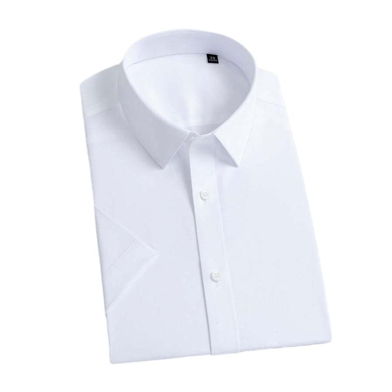 红都 男士短袖衬衫 100%棉 白色，HDSX-DXCS-BAI-01，37码 售卖规格：1件