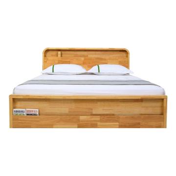 中芯 1.8米木质双人床，QLZX222 木质床双人床公原木色 1800*2000mm 原木色 售卖规格：1张