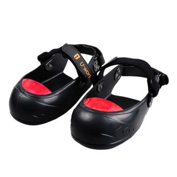 优工 双固定带访客鞋套，红色 M (38-43码) 售卖规格：1双