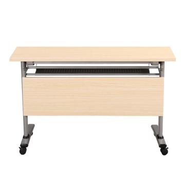 中芯 折叠培训桌，ZXLH-60 原木色折叠桌会议桌培训桌 1200*400*750mm 原木色 售卖规格：1张