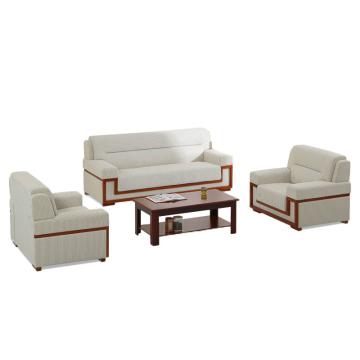 中芯 木质脚沙发组合，ZXSFX-03 新中式布艺沙发茶几组合 1+1+3 白色 售卖规格：1张
