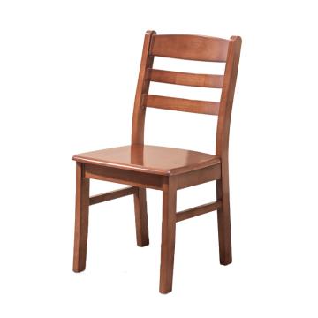 红心 实木座椅，HXMZZ-902 办公椅学习椅写字椅 400*450*850mm 胡桃色 售卖规格：1把