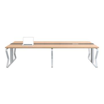 中芯 板式会议桌，ZXBSZ-05 3.2米板式简约会议桌长桌 3200*1200*750mm 原木色 售卖规格：1张