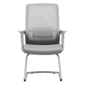 中芯 尼龙脚网布办公椅，QLZWY-09 灰色网椅人体工学弓形椅 660*640*1020mm 灰色 售卖规格：1张